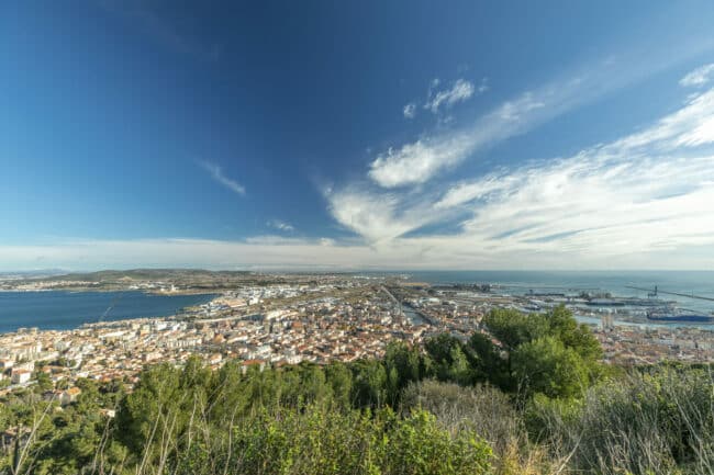 vue panoramique sète