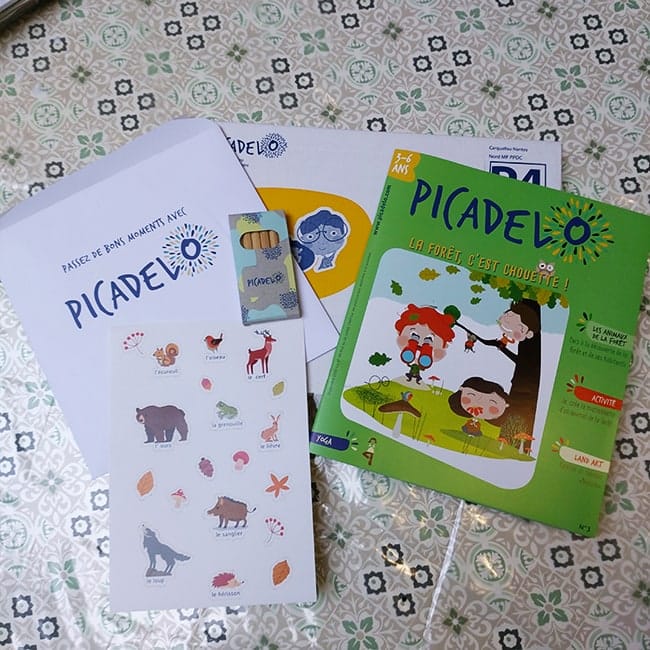 box picadelo thème foret avis familles testeuses mafamillezen