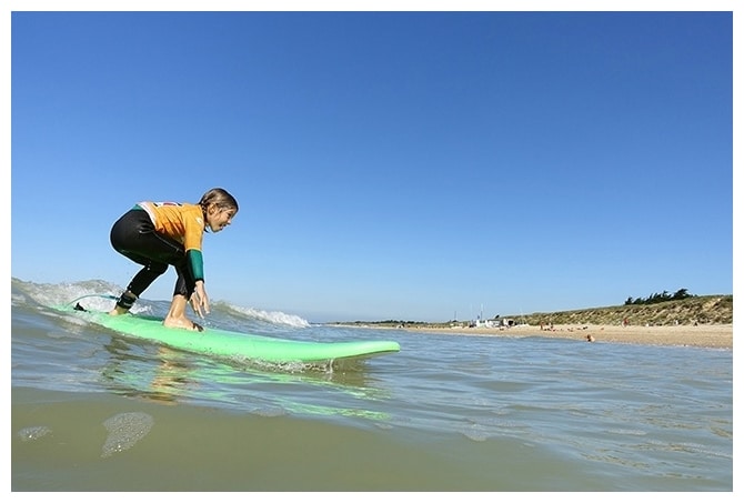 initiation surf enfant ile de Ré