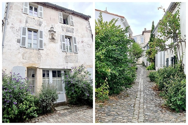 rues fleuries village Ile de Ré