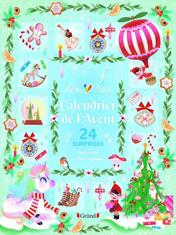 calendrier avent licorne