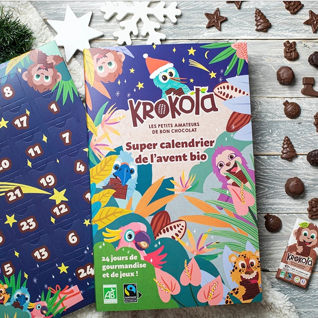 calendrier avent chocolat bio