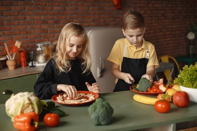 cuisiner avec les enfants