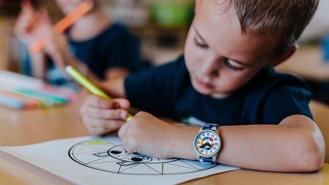 apprendre à lire l'heure montre pédagogique