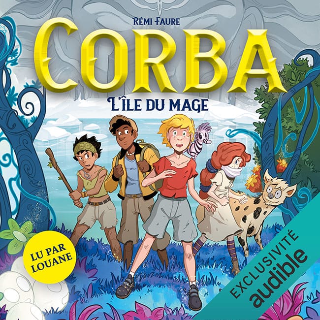 livre audio Rémi Faure Corba l'ile du mage