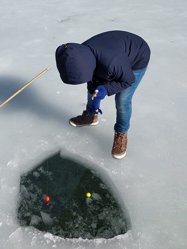pêche sous glace activité hors ski
