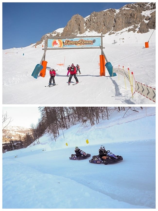 serre chevalier zones de glisse ludiques