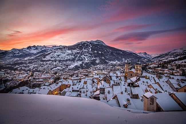 serre chevalier village hiver