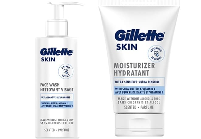 gillette skin soins visage homme