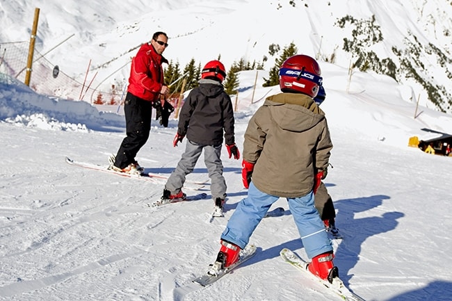 vaujany cours de ski enfants