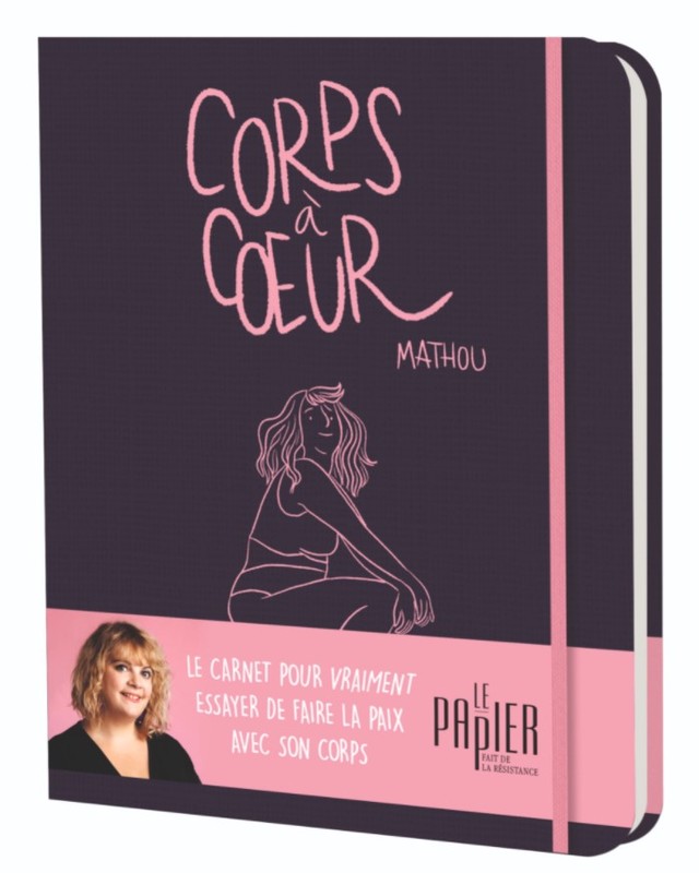 mathou papeterie carnet corps a coeur