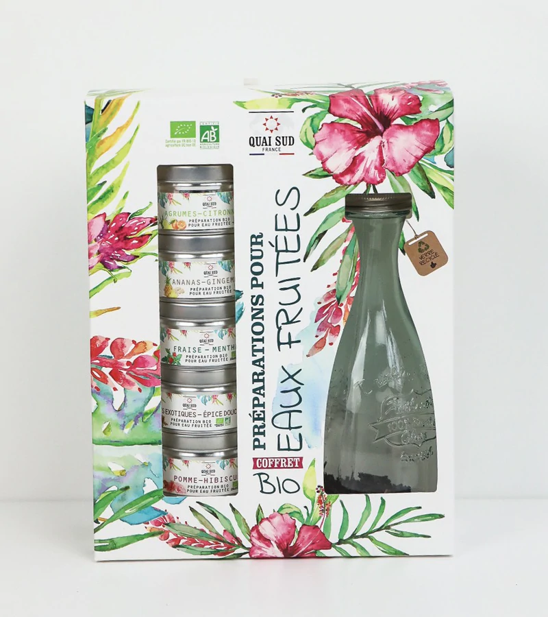 coffret préparation eaux fruitées
