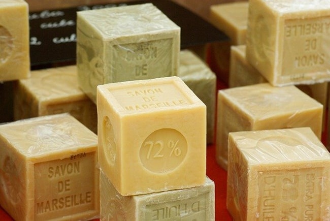 cosmétiques solides savon de Marseille