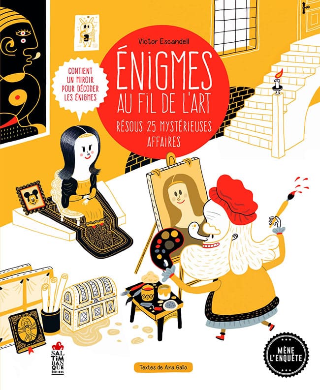 livre jeu de découverte de l'art pour les enfants