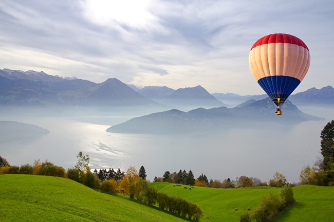 vol en montgolfière à partir de quel age