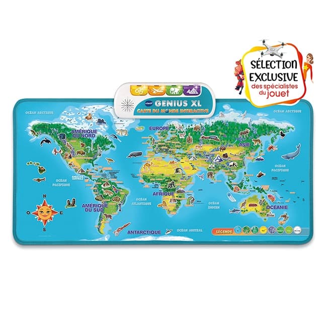 Carte du monde interactive Genius XL VTECH