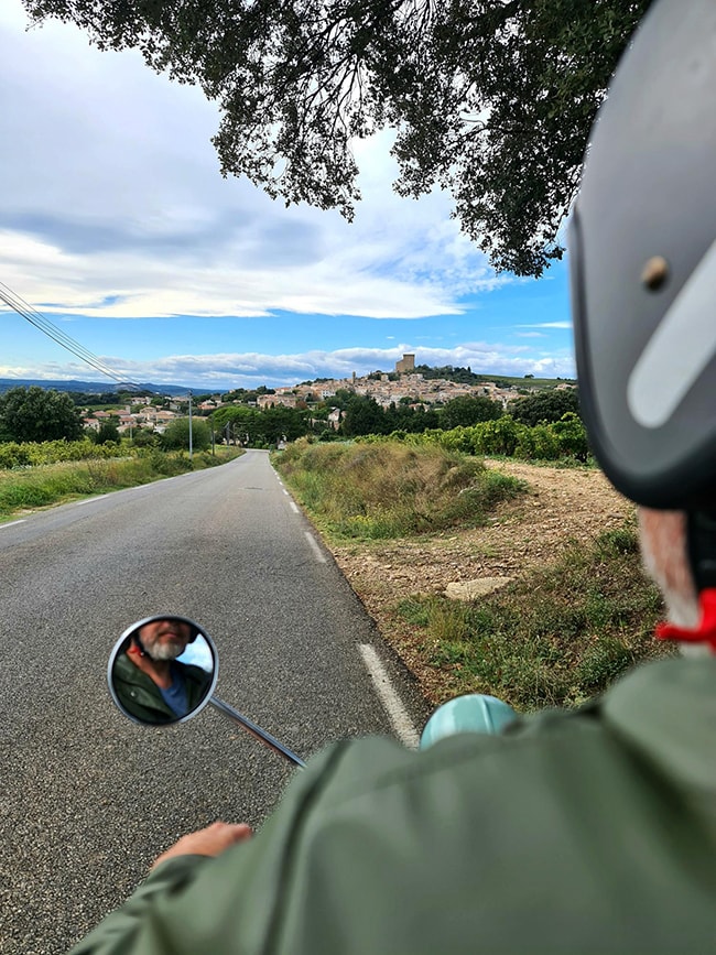 visite vignobles chateauneuf du pape en scooter