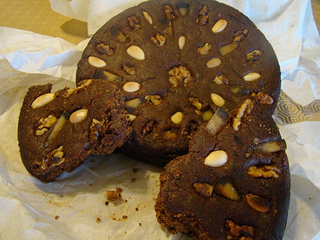 bolo de mel gâteau traditionnel de noël madère