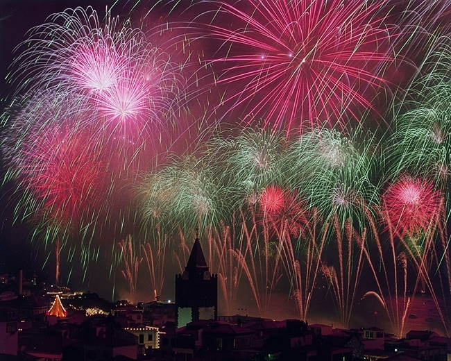 noël à madère feu d'artifice Funchal