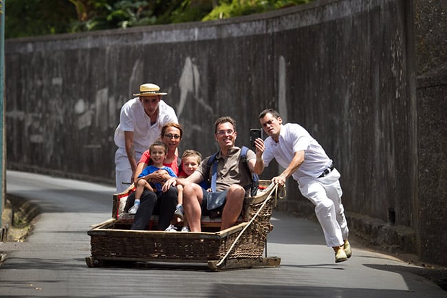 descente panier osier funchal