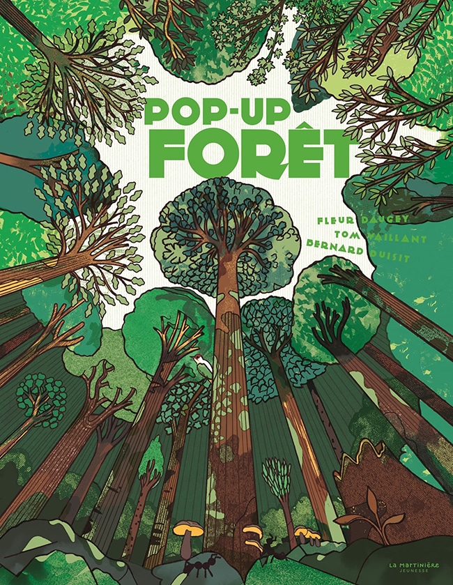 livres pop up forêt