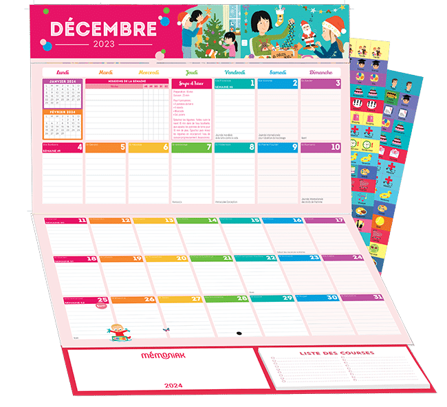 Calendrier familial 2023-2024 : lequel choisir ? - MaFamilleZen