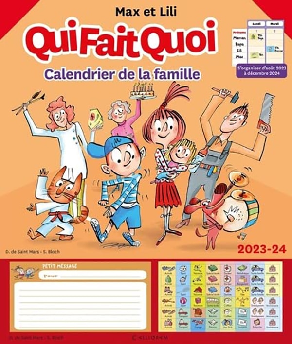 CALENDRIER CHACUN SON PROGRAMME FAMILLE ORGANISEE 2024 - A CHACUN SON  PROGRAMME