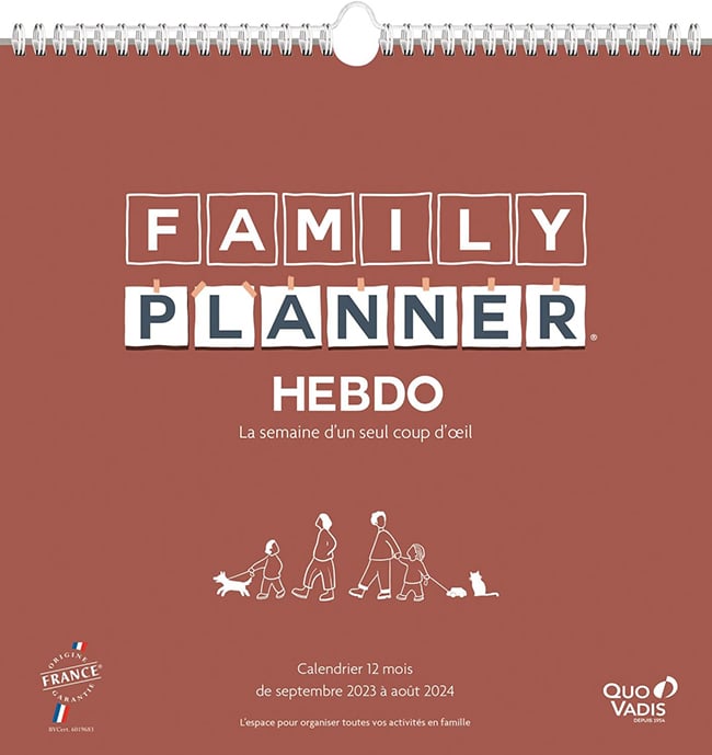 Calendrier familial 2023-2024 : lequel choisir ? - MaFamilleZen