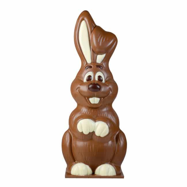 lapin en chocolat géant