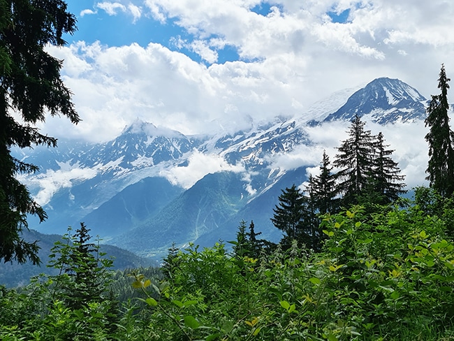 vacances d'été à la montagne 