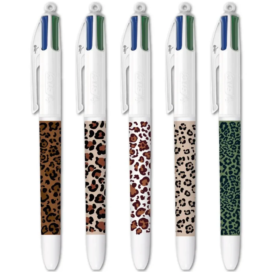bic 4 couleurs leopard