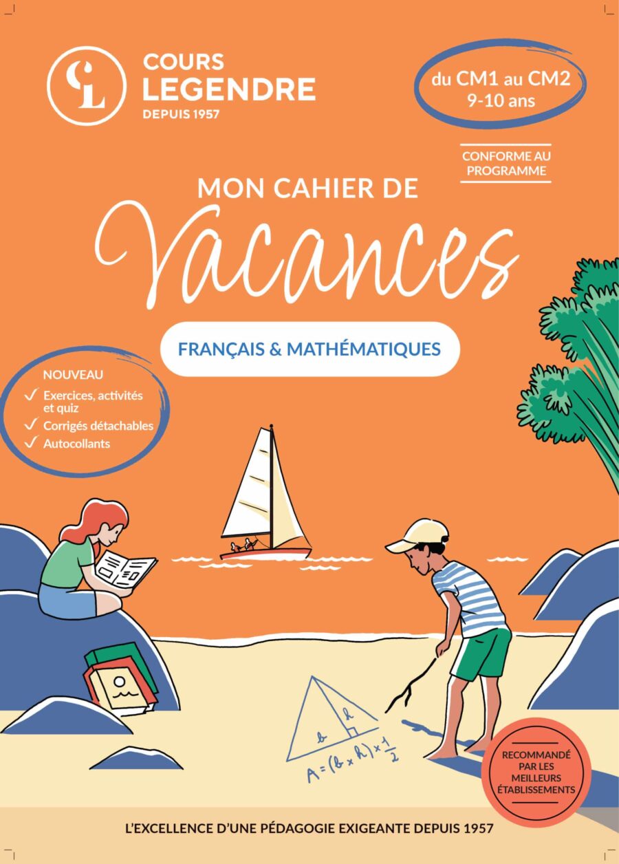 Mon cahier de vacances Cours Legendre avis