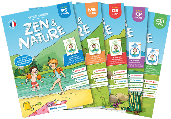 cahier de vacances zen et nature CP CE1 auzou