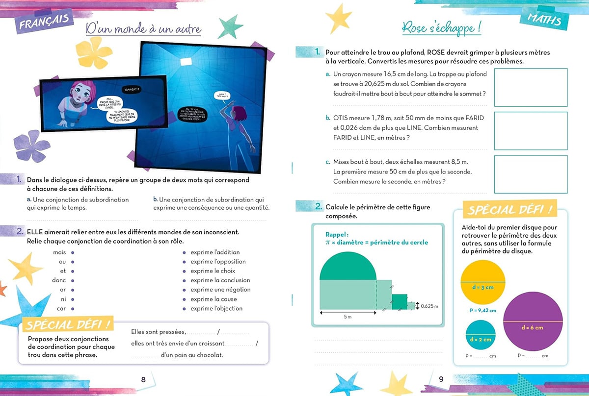 cahier de vacances Elles Larousse