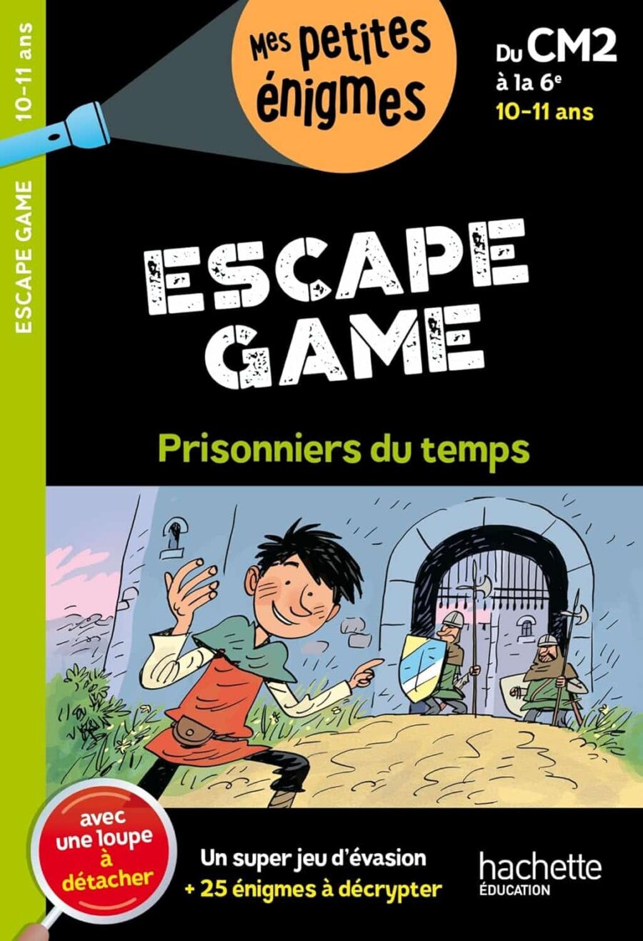 Cahier de vacances Escape Game Mes petites énigmes avis