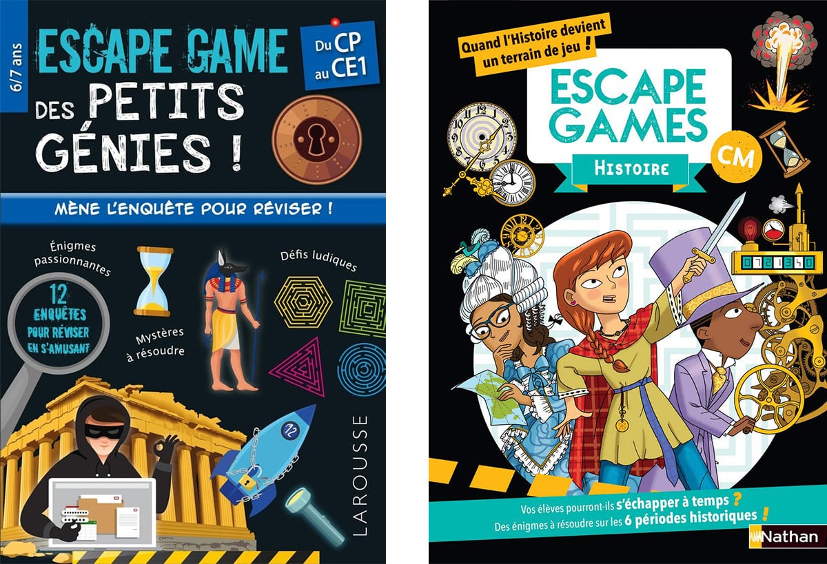 cahier de vacances escape game