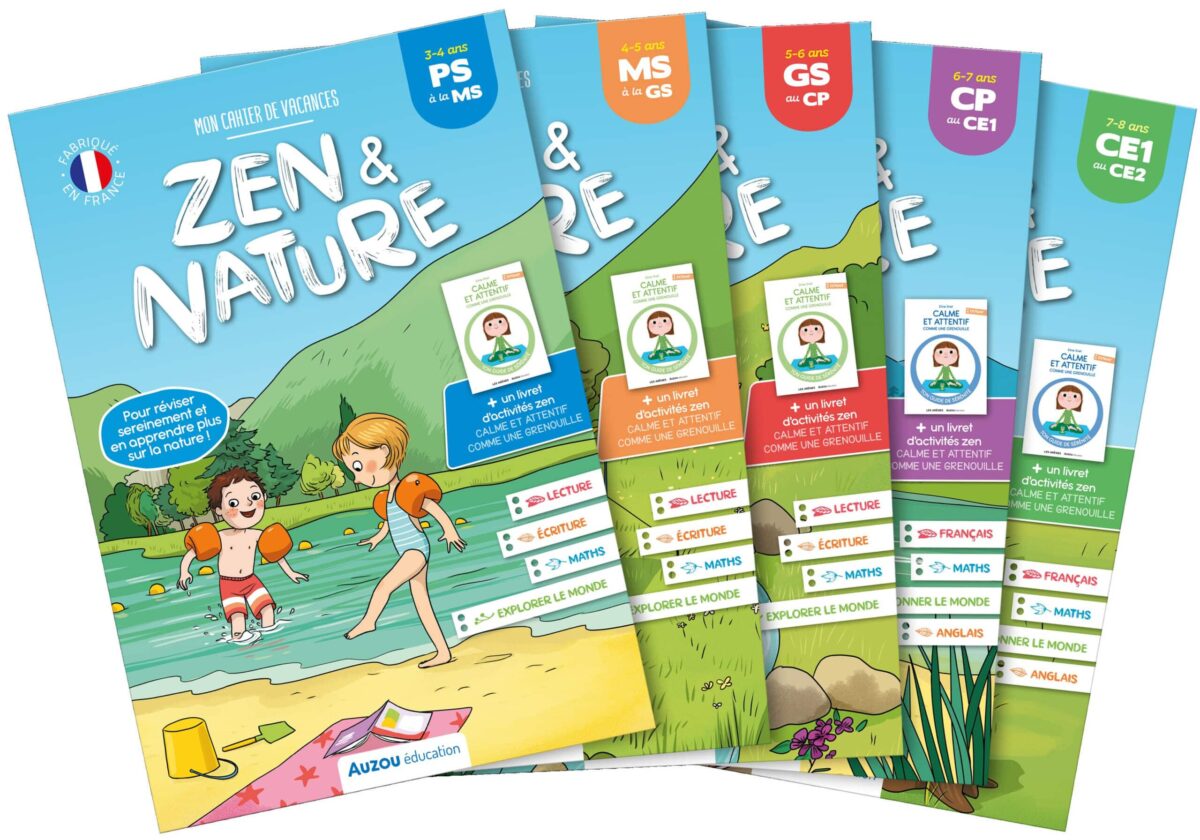 cahiers de vacances zen & nature