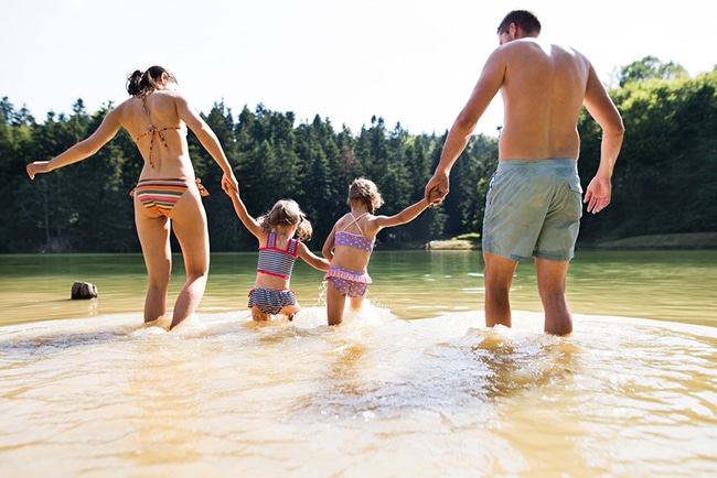 lac ou se baigner en france