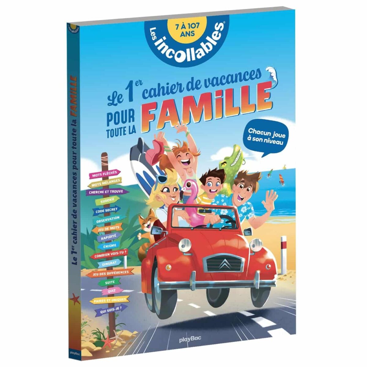 cahier de vacances pour toute la famille