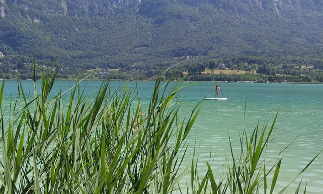 paddle sur lac d'aiguebelette