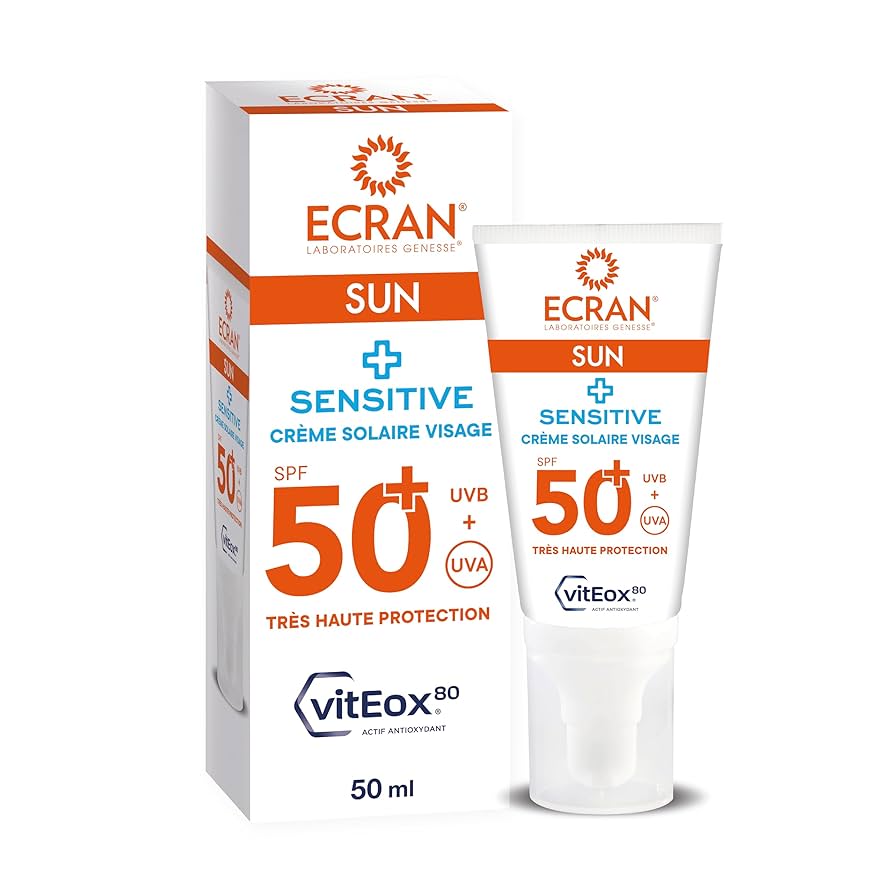 crème solaire visage 50 peau sensible 