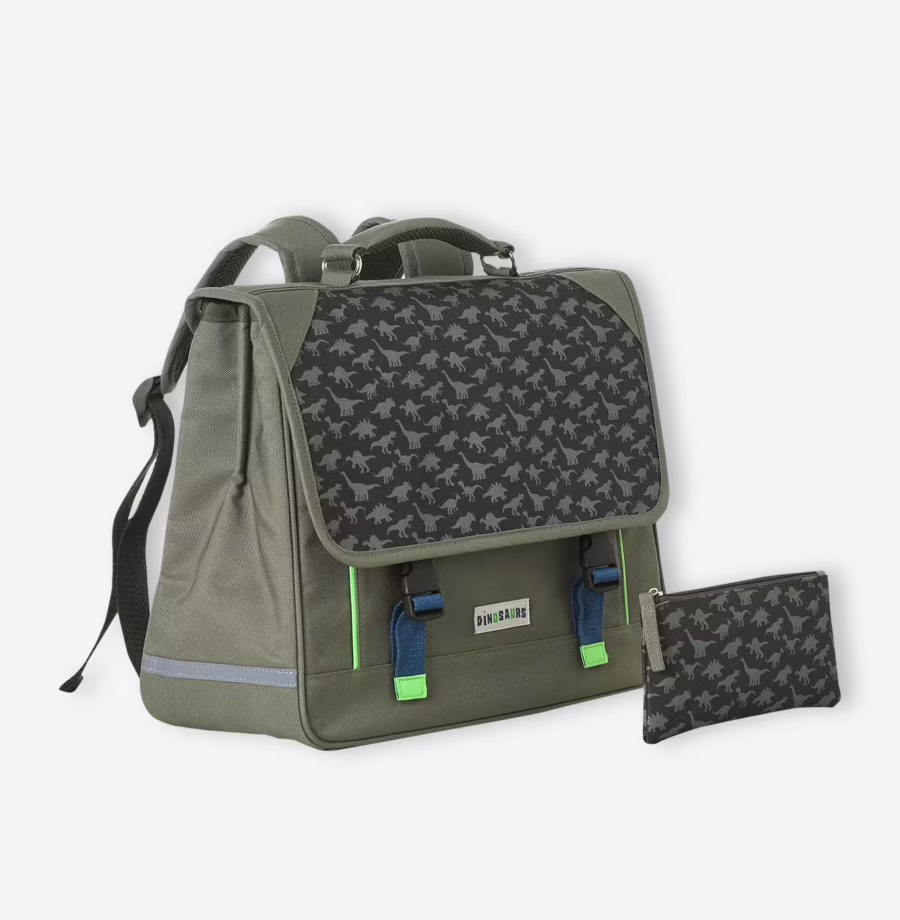 cartable dinosaures vertbaudet