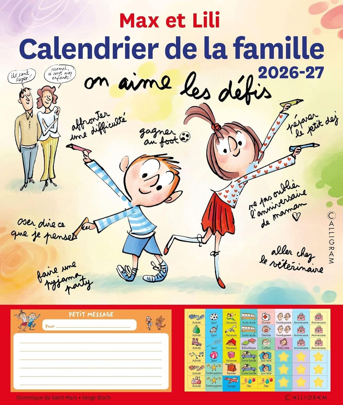 calendrier familial max et lili 2027