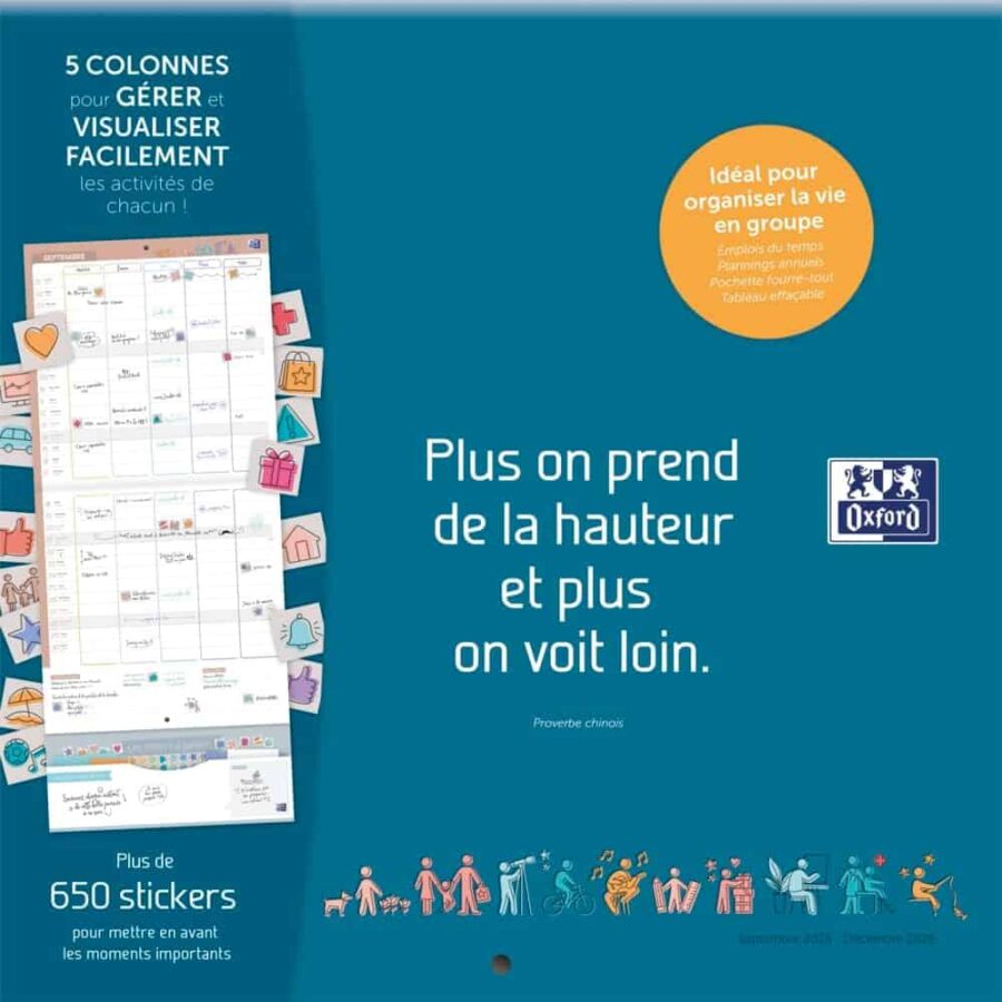 calendrier familial oxford 