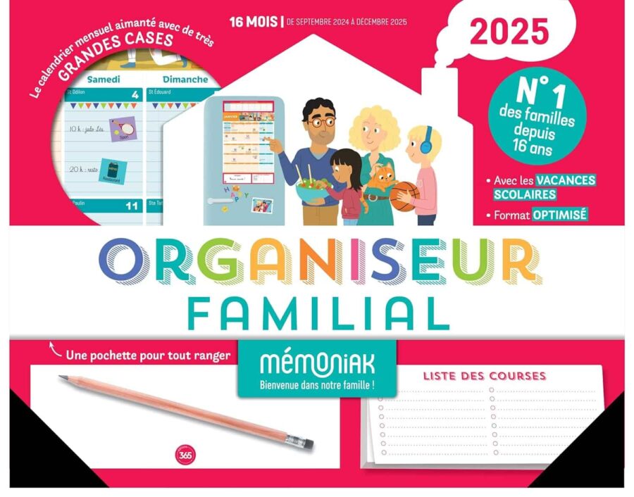 organiseur familial Memoniak 2025