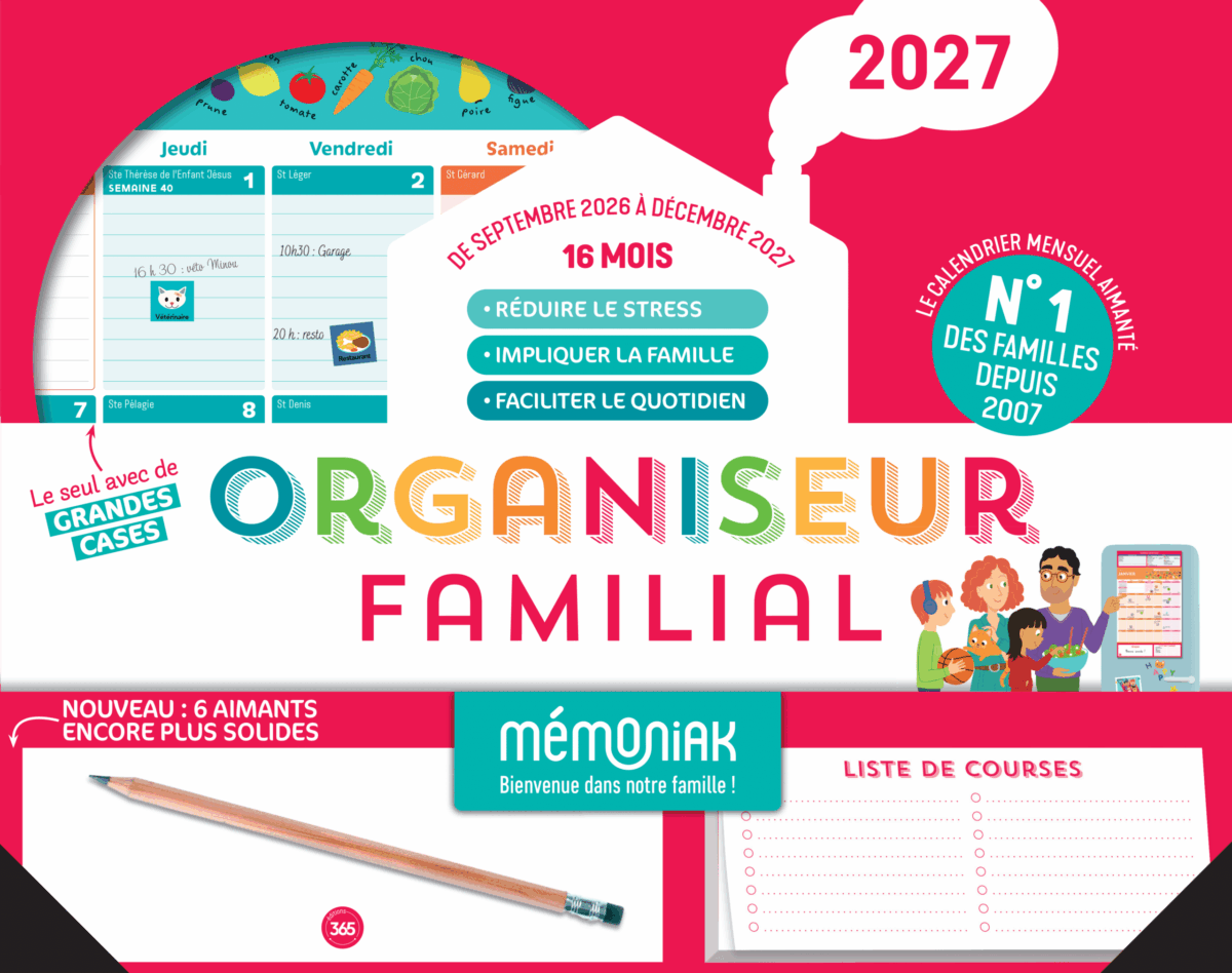 organiseur familial memoniak 2027