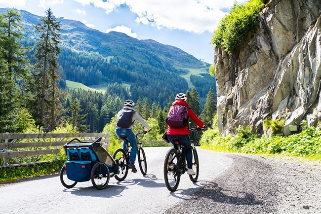 voyage vélo famille matériel