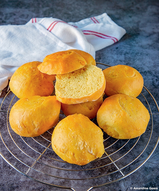 recette buns burger à la purée de patate douce