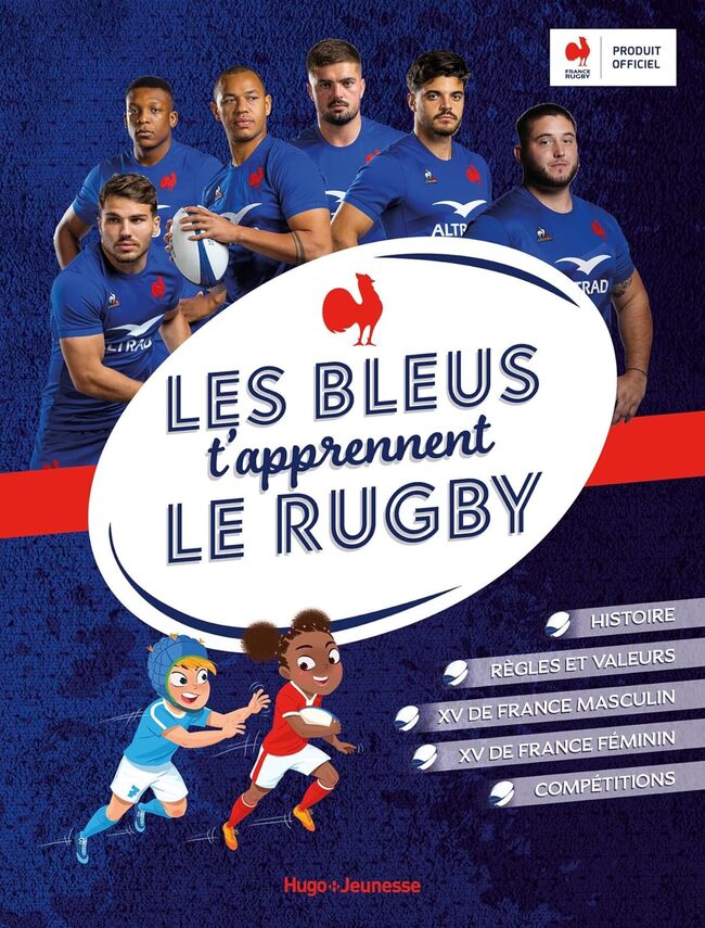 livre enfant sur l'équipe de france de rugby