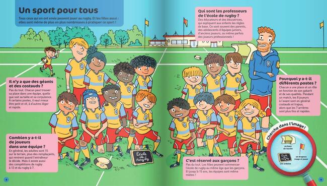 livre pour expliquer le rugby aux enfants